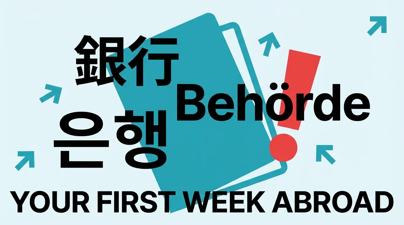 Your First Week Abroad: The Apps You Can't Read (and How to Translate Them)